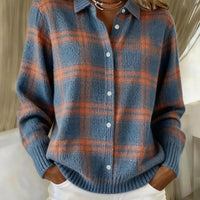 Candice | Cardigan à Carreaux