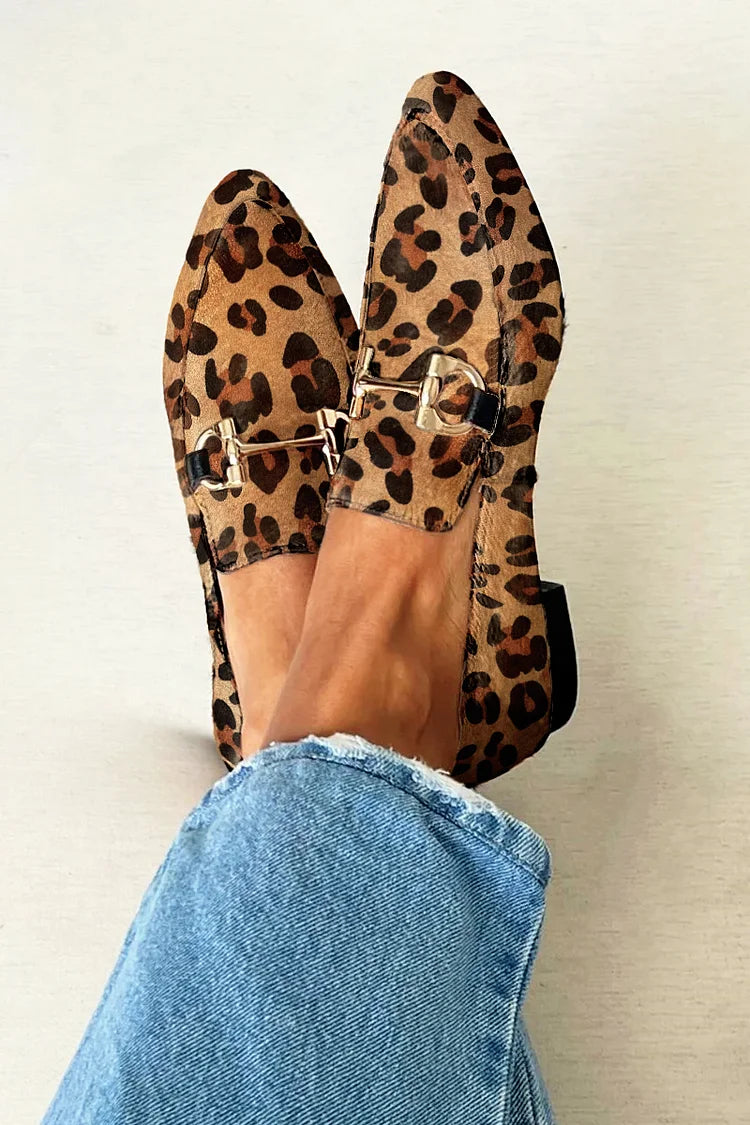 Claire | Mocassins Élégants Léopard