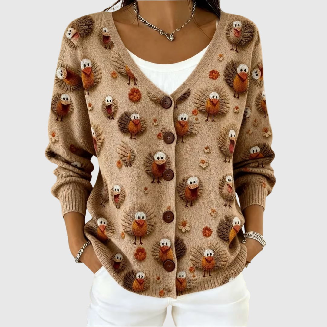 Liliane | Cardigan Douillet en Maille Boutonné