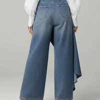 Louna - Pantalons en Denim Enveloppants