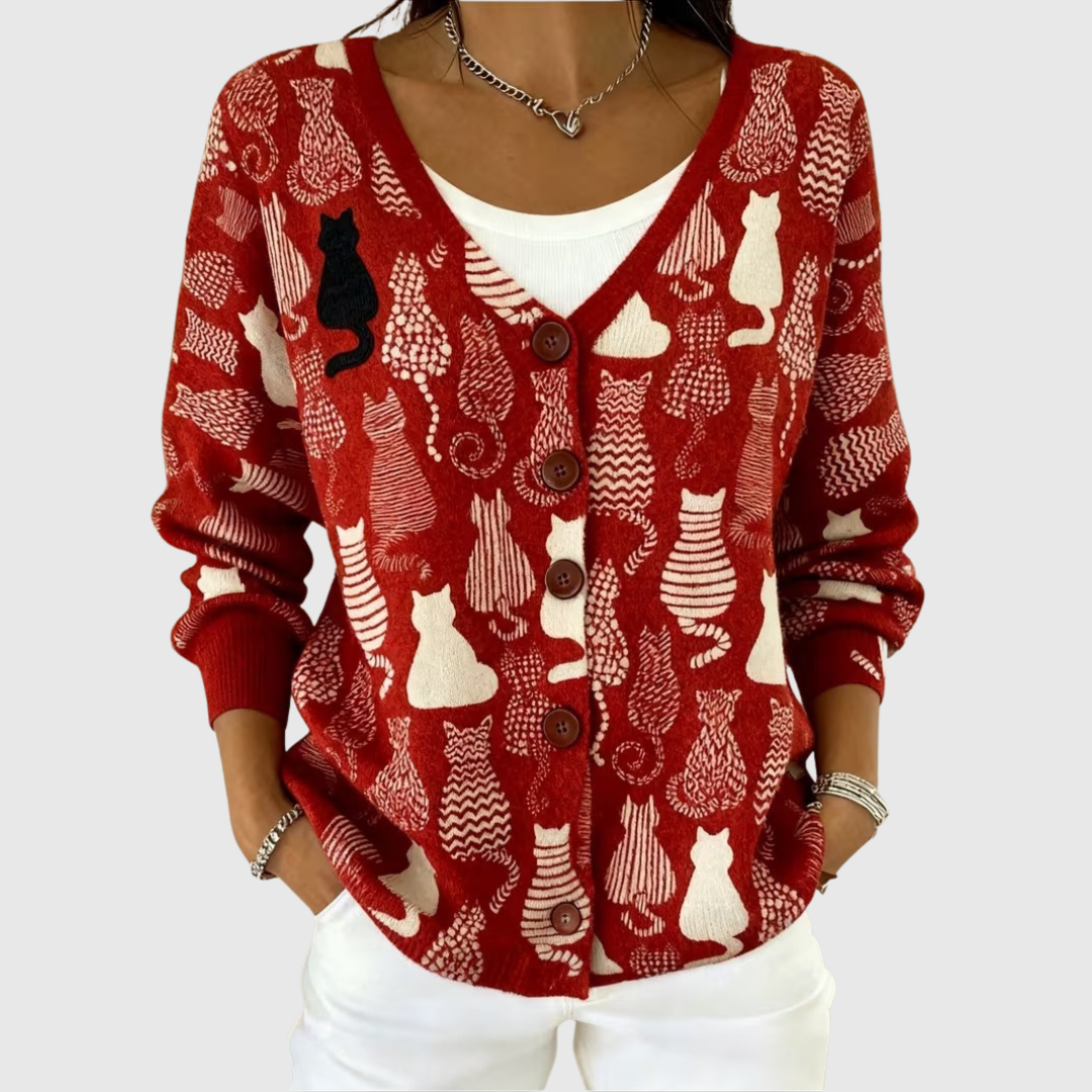 Chloé | Cardigan Douillet en Maille Boutonné