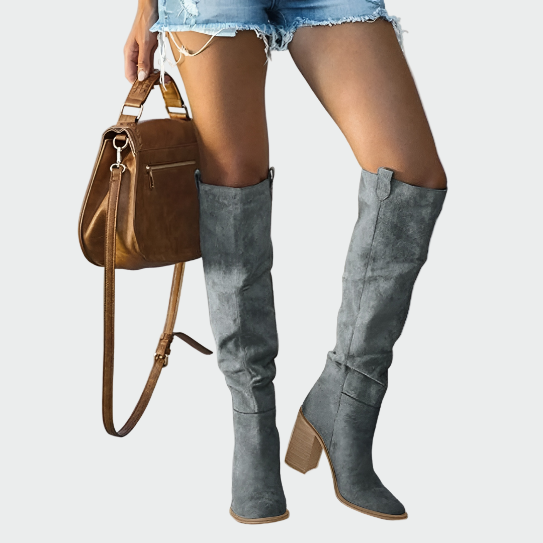 Renée - Bottes orthopédiques en cuir jusqu&