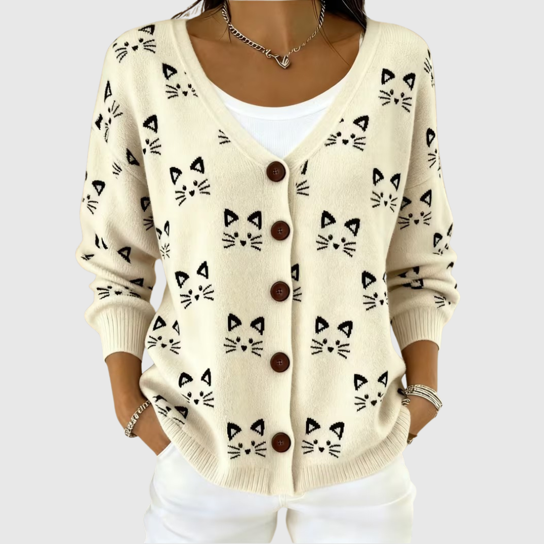 Sophie | Cardigan Douillet en Maille Boutonné
