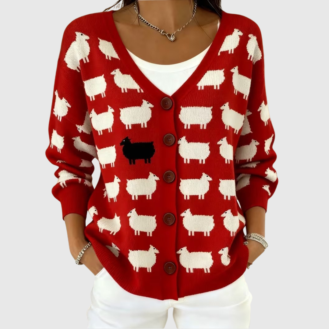 Aurore | Cardigan Douillet en Maille Boutonné