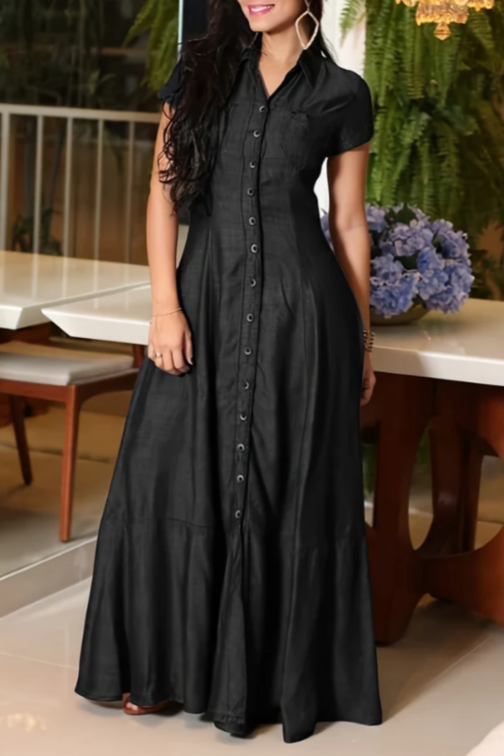Eliza - Robe Longue en Jean