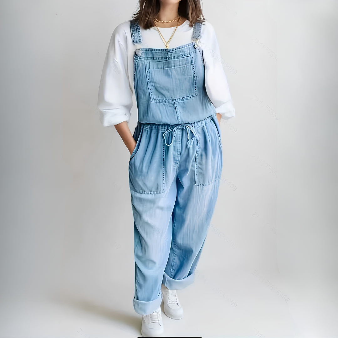 Margaux - Combinaison Détendue en Denim