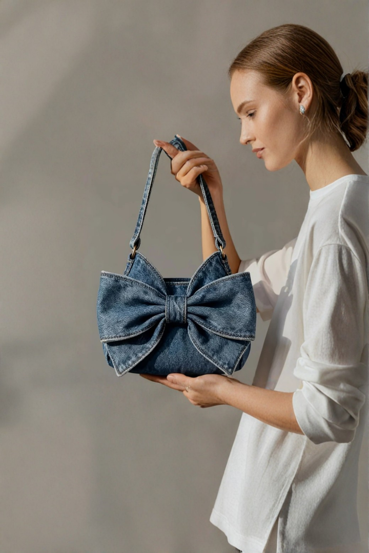 Agathe - Sac Rétro avec Nœud