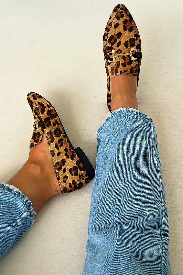 Claire | Mocassins Élégants Léopard