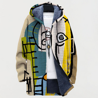Nina | Manteau à Motif Abstrait