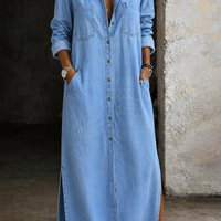 Delphine - Robe à Boutons