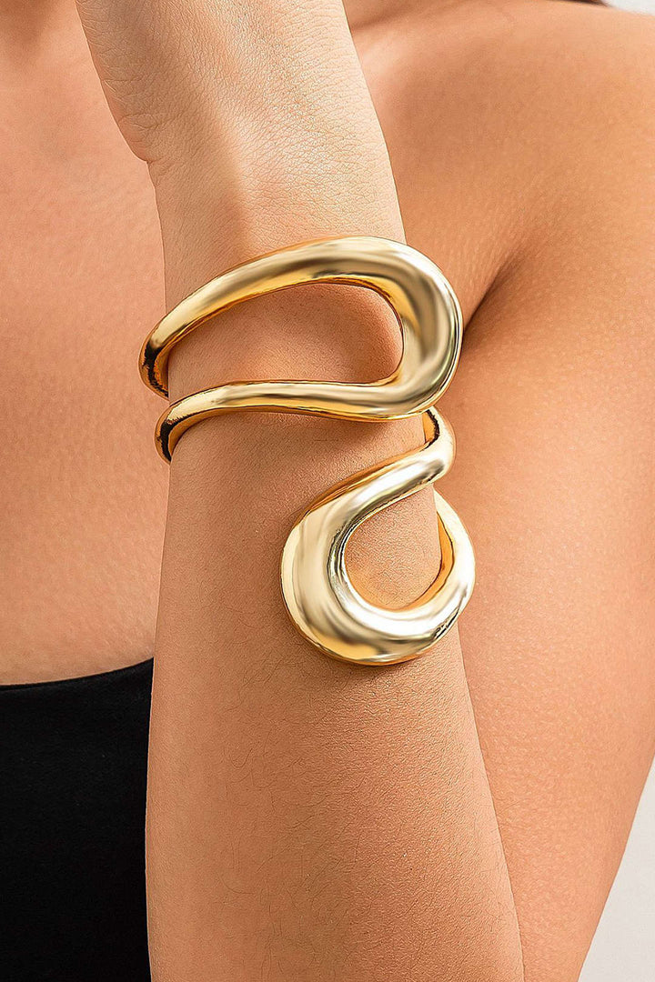 Bracelet Asymétrique Sculpté