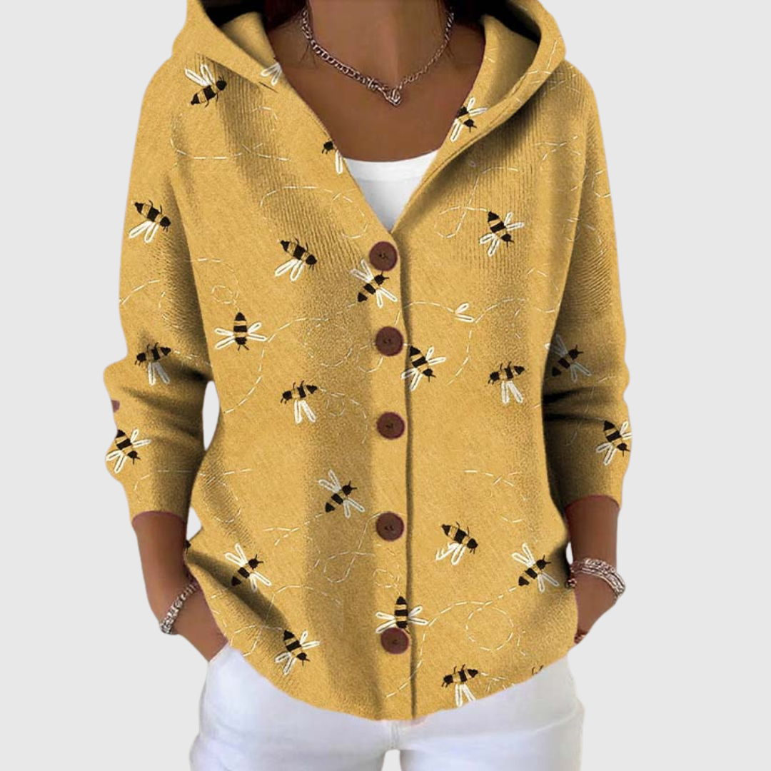 Perrine | Cardigan Douillet en Maille à Capuche
