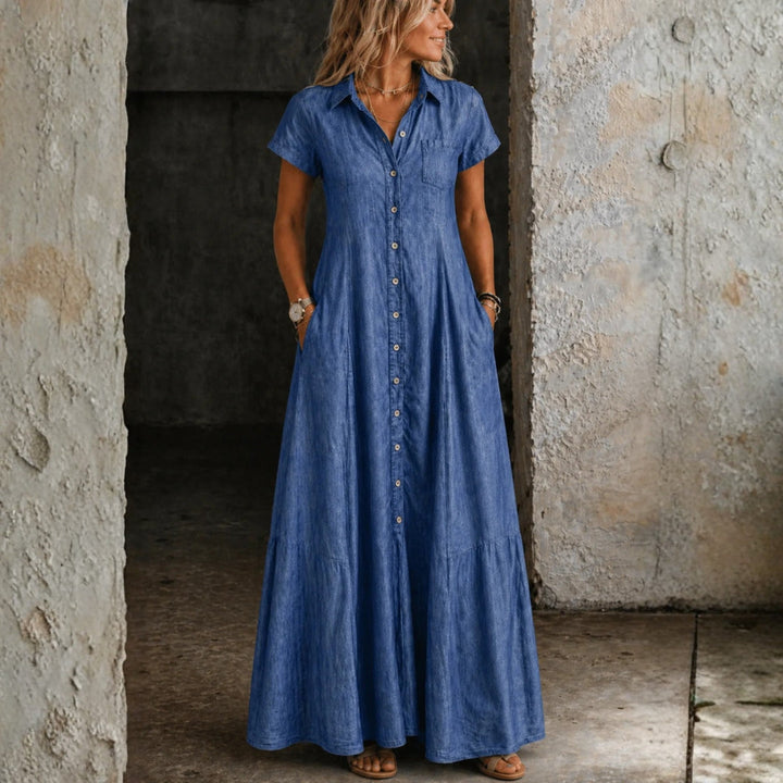 Eliza - Robe Longue en Jean