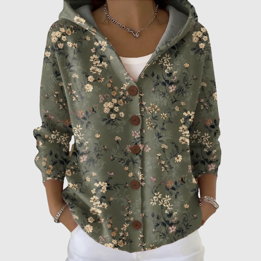 Éliane | Cardigan Douillet en Maille à Capuche