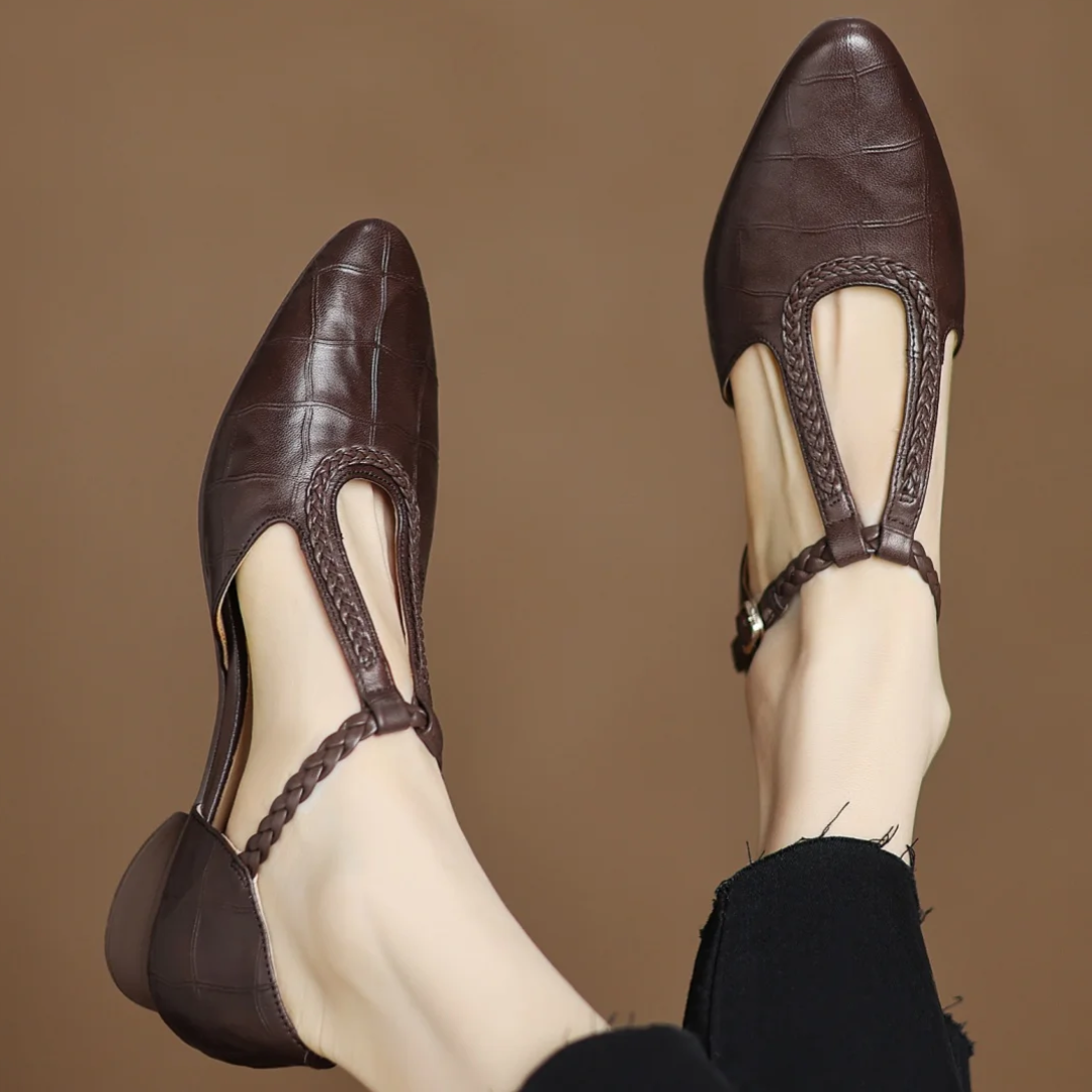 Irène | Babies en cuir