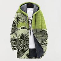 Anaïs | Manteau à Motif Ondulé