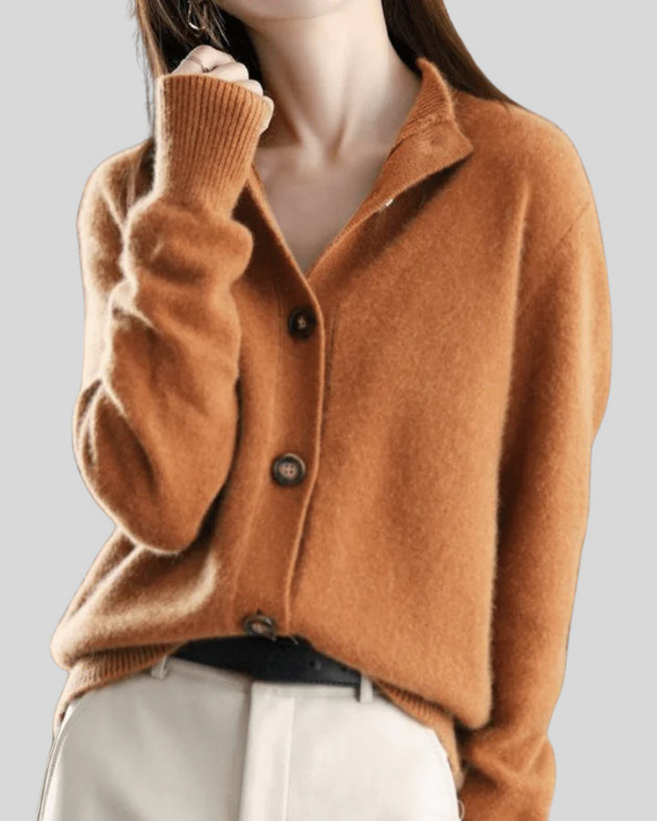 Claire | Cardigan Rétro en Cachemire