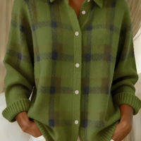 Candice | Cardigan à Carreaux