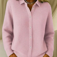 Carmelle | Cardigan Texturé à Boutons