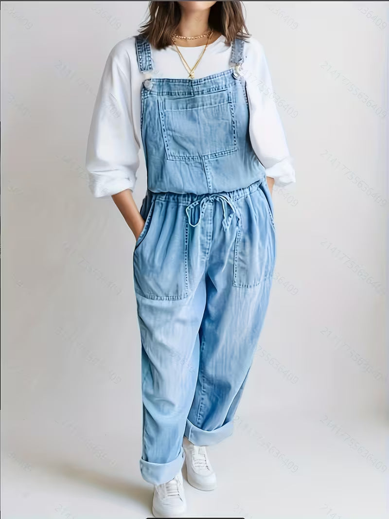 Margaux - Combinaison Détendue en Denim