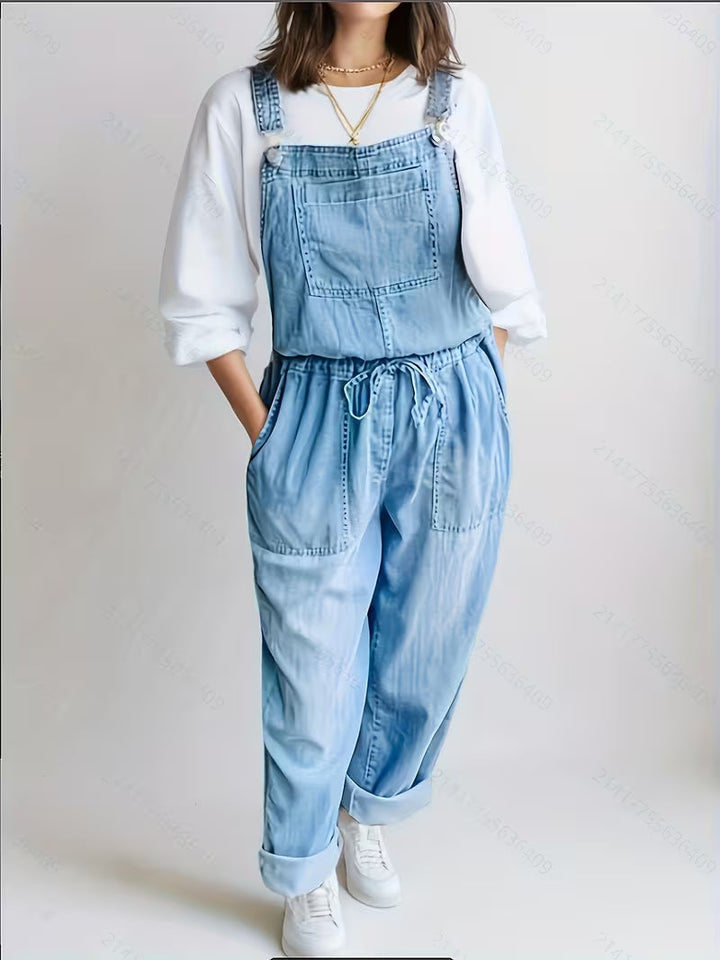 Margaux - Combinaison Détendue en Denim