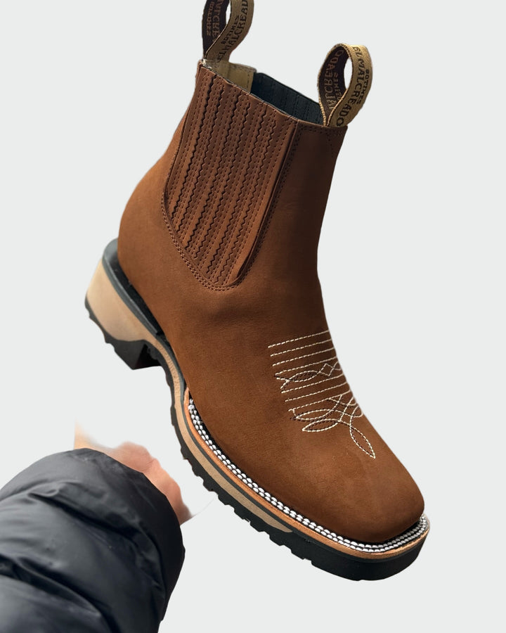 Odile - Bottes de cowboy en cuir