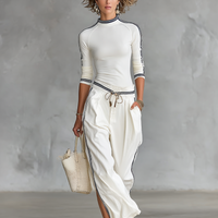 Diane - Ensemble de Sport Pantalon Large avec Cordon