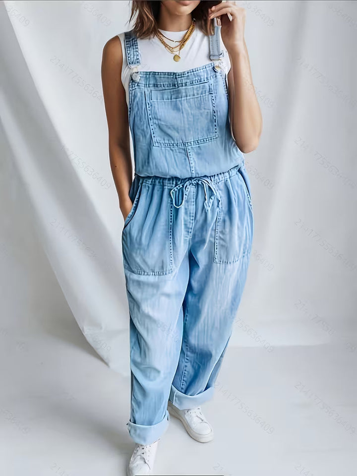 Margaux - Combinaison Détendue en Denim