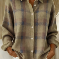 Candice | Cardigan à Carreaux
