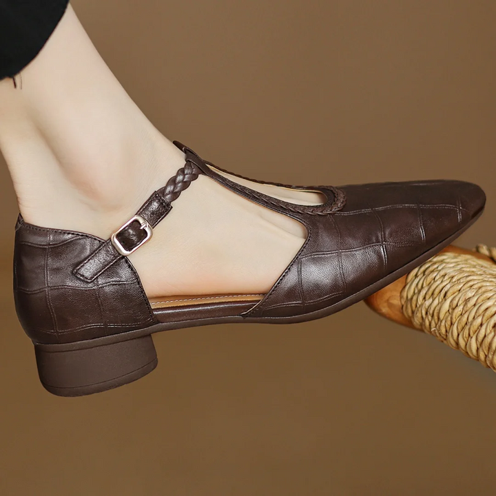 Irène | Babies en cuir