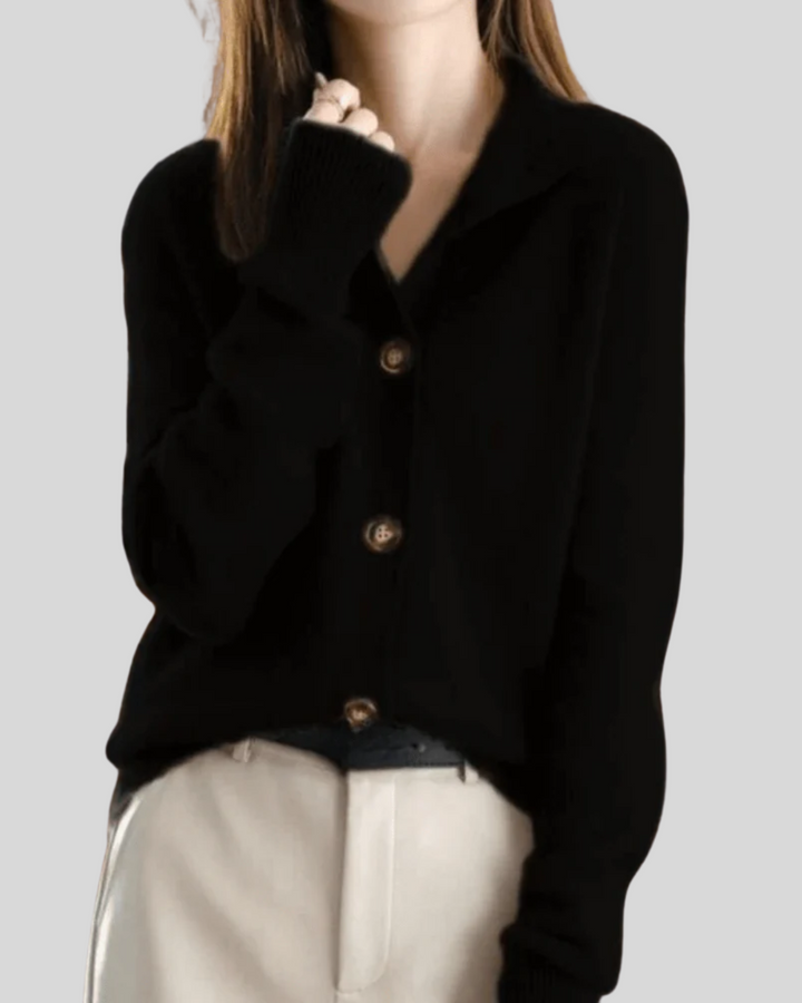 Claire | Cardigan Rétro en Cachemire