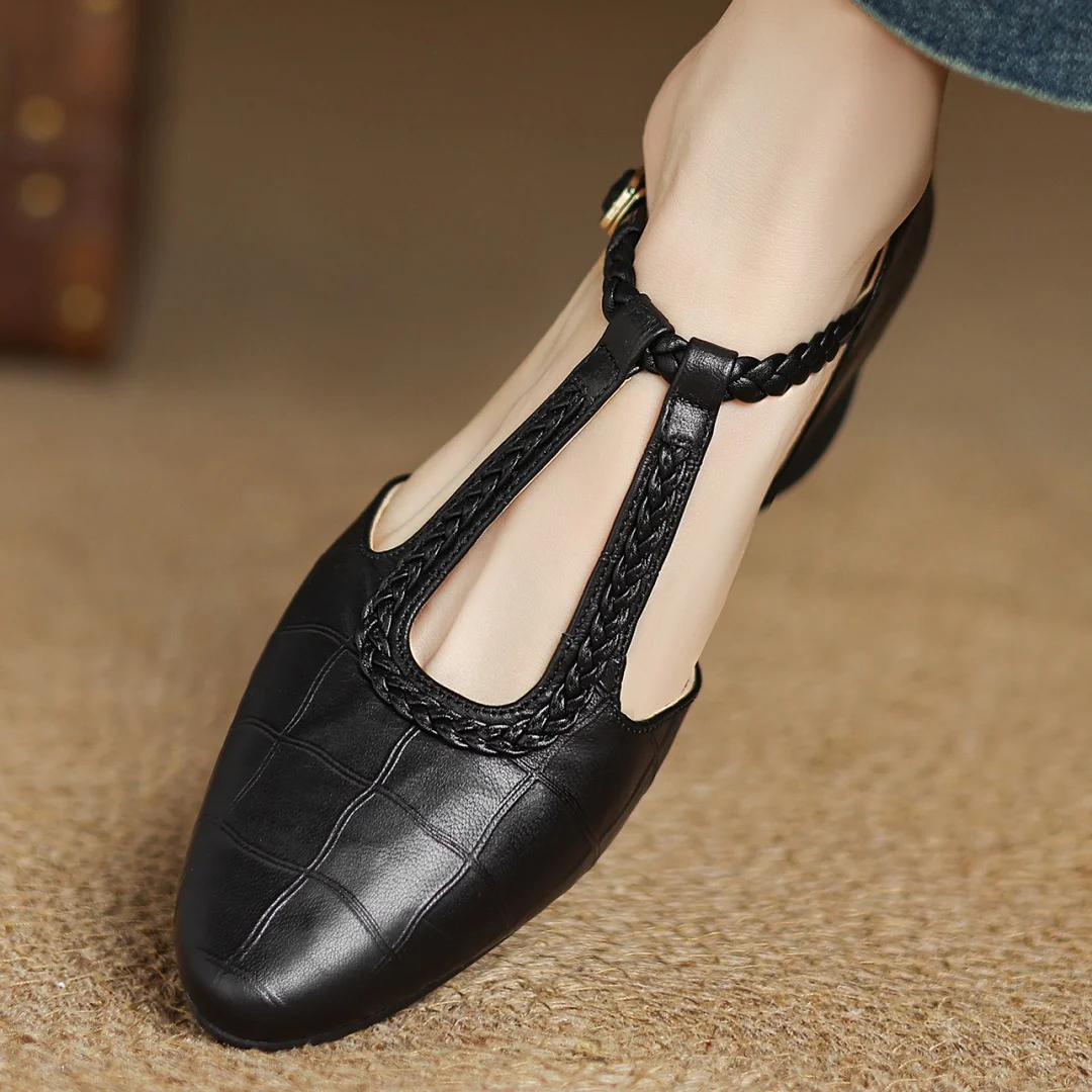 Irène | Babies en cuir