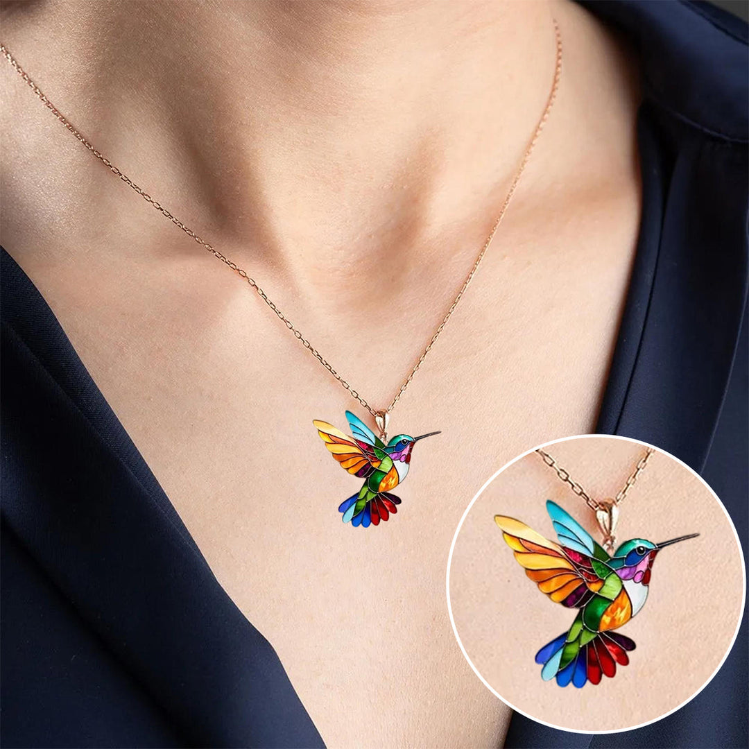 Clara™ | Pendentif colibri élégant