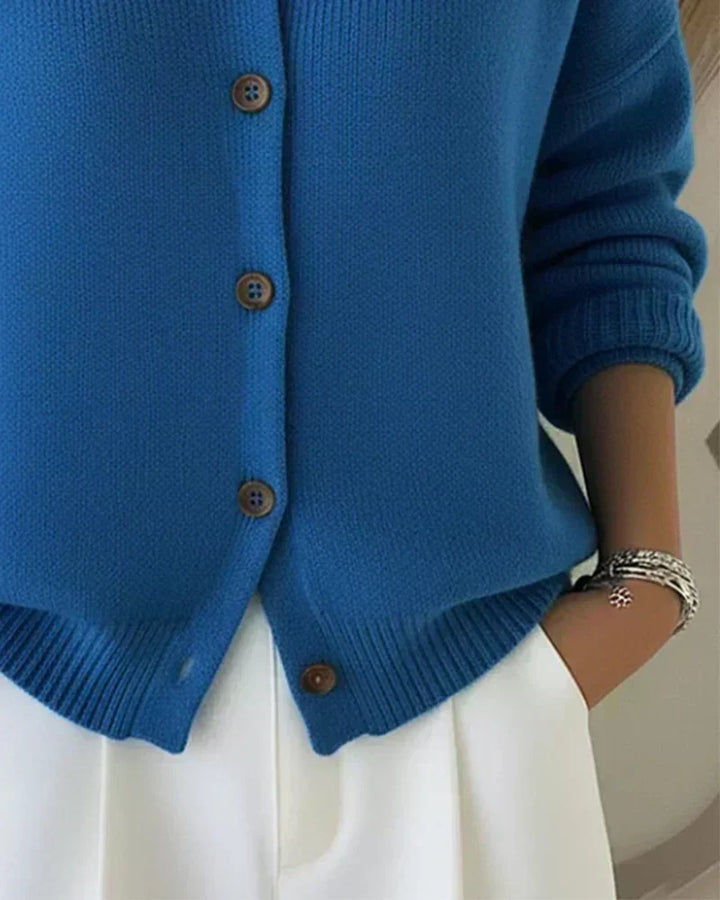 Véronique | Cardigan à Col Chemise