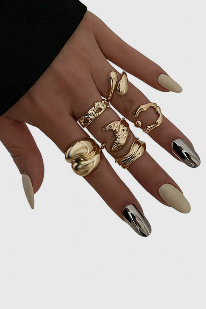 Bague Irregulière à Couches Multiples