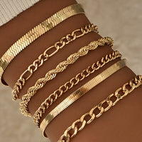 Set de 6 bracelets cubains