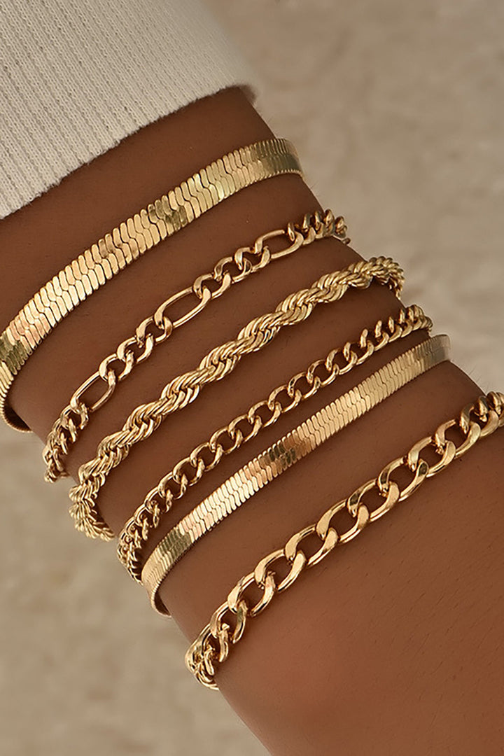 Set de 6 bracelets cubains