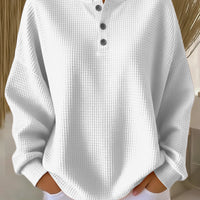Grâce | Sweat Henley Texturé