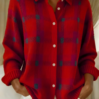Candice | Cardigan à Carreaux