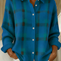 Candice | Cardigan à Carreaux