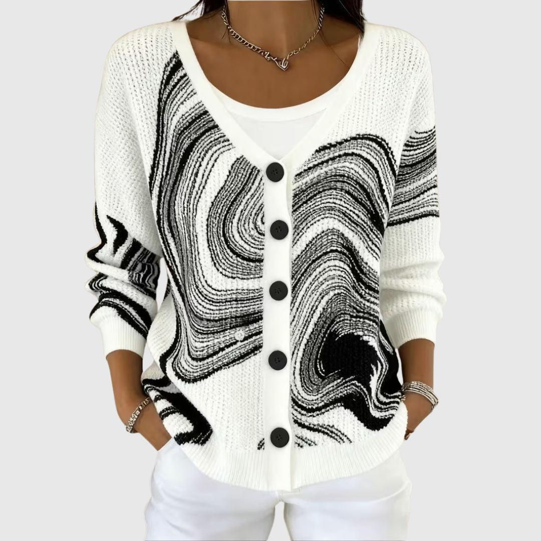 Nora | Cardigan Douillet en Maille Boutonné