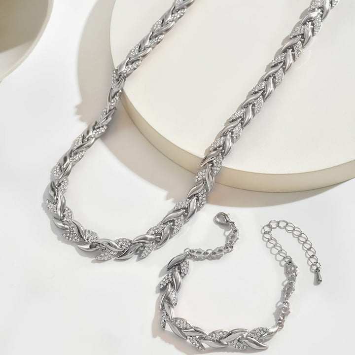 Aurora™ | Ensemble collier et bracelet fait à la main