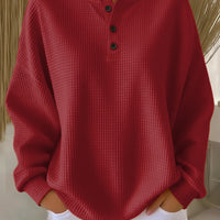 Grâce | Sweat Henley Texturé