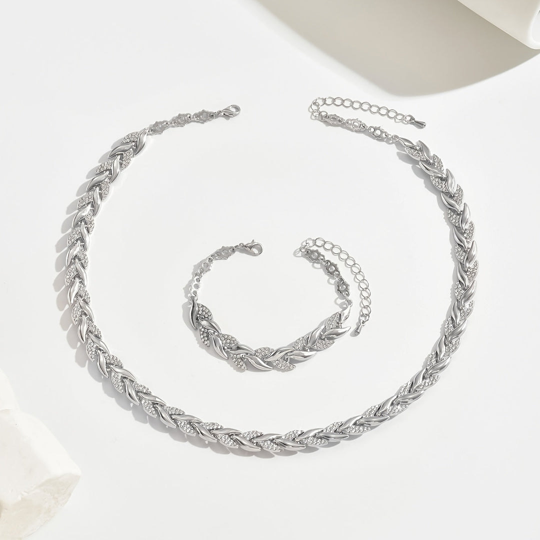 Aurora™ | Ensemble collier et bracelet fait à la main