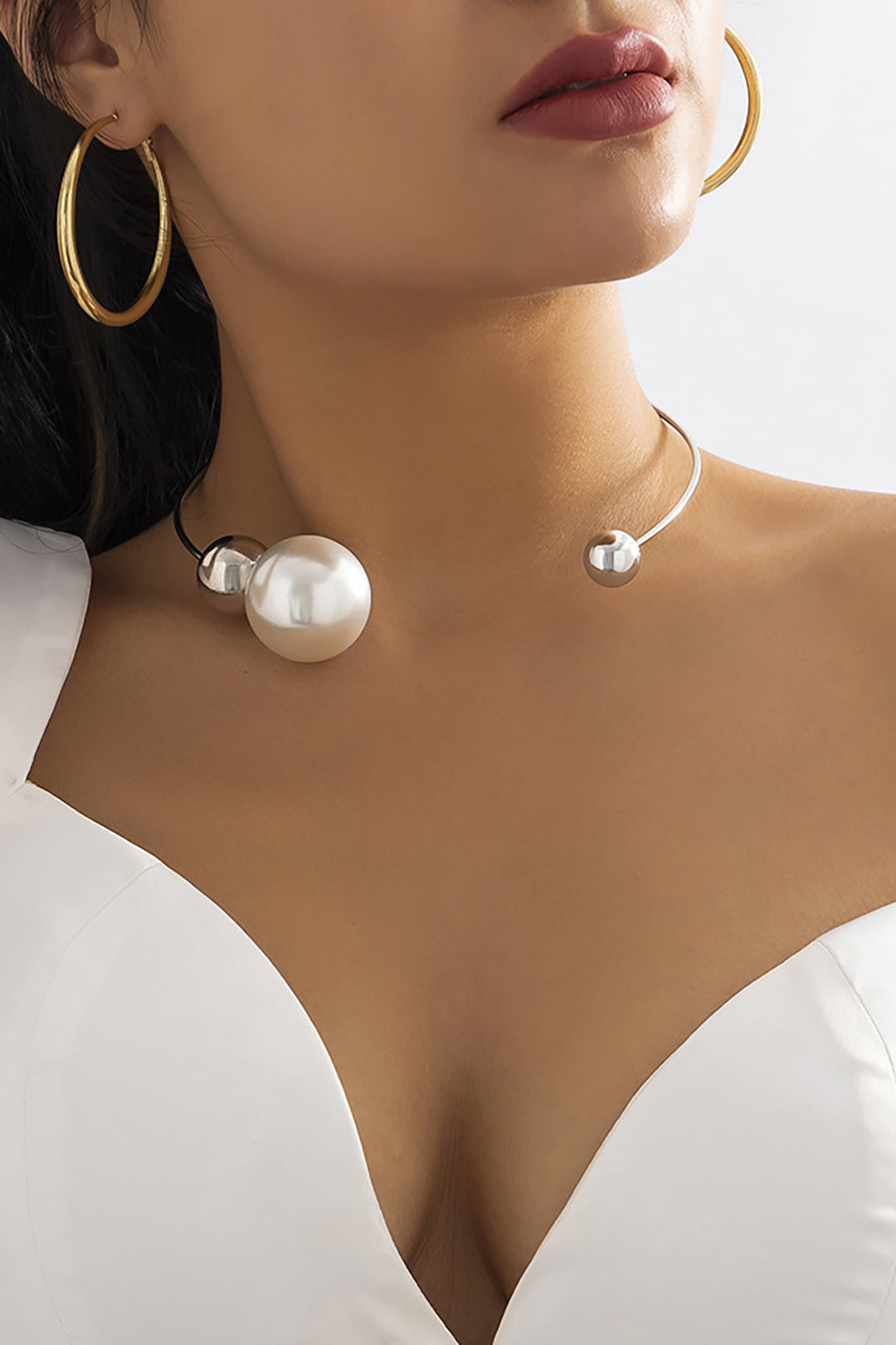 Colliers en Perles Métalliques