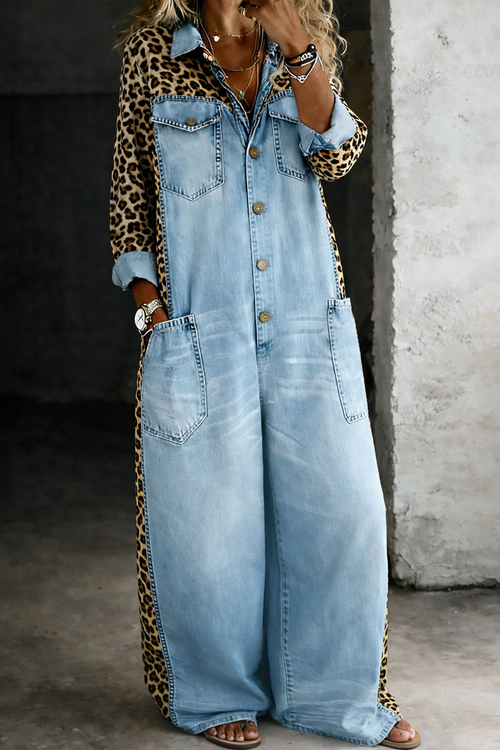 Inès - Combinaison en Denim