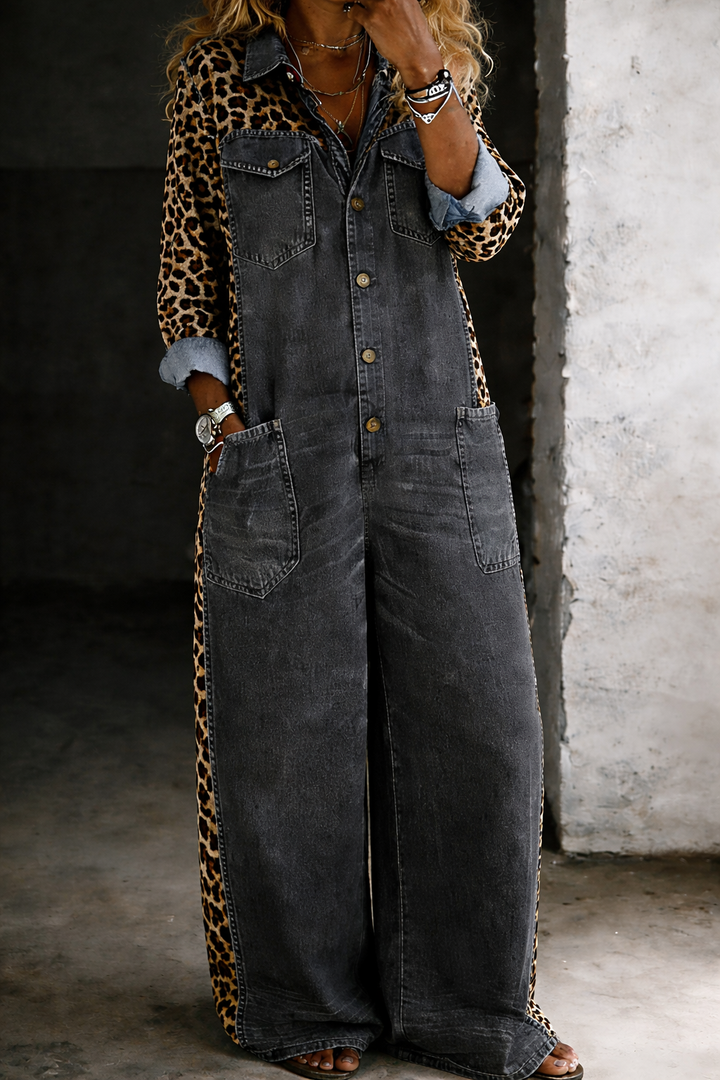 Inès - Combinaison en Denim
