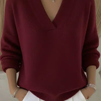 Violette | Pull Doux à Col V