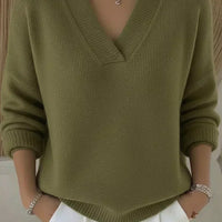 Violette | Pull Doux à Col V