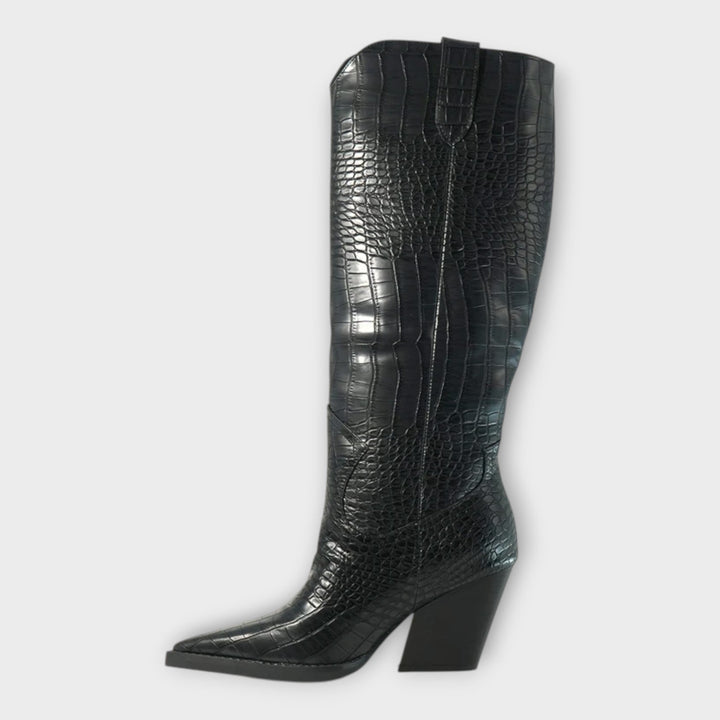 Sidonie - Bottes à motif croco